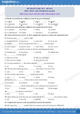Đề thi giữa kì 2 Tiếng Anh 10 Friends Global - Đề số 8